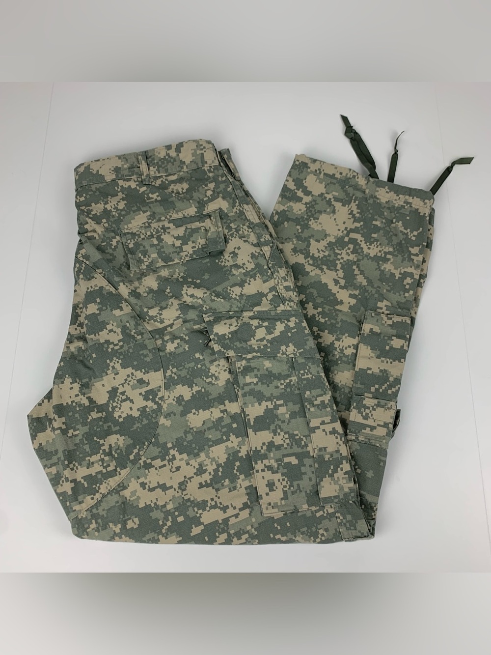 US Army Camo Pants ACU Digital Pixel Camouflage Trousers Military Large Regular
